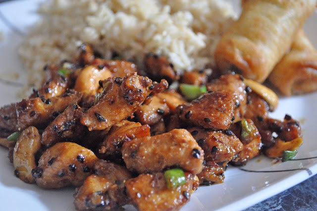 Spicy Cashew Chicken | All Kinds of Yumm