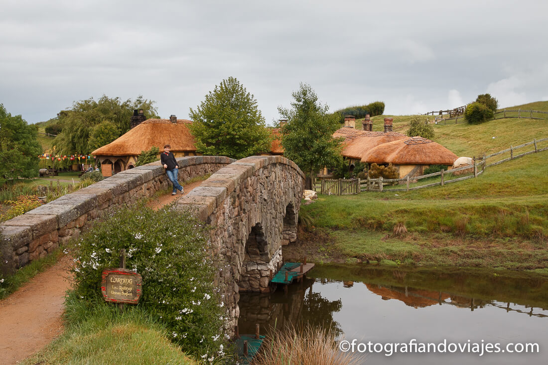 taberna del dragón verde Hobbiton movie set