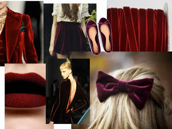 terciopelo velvet velours burdeos