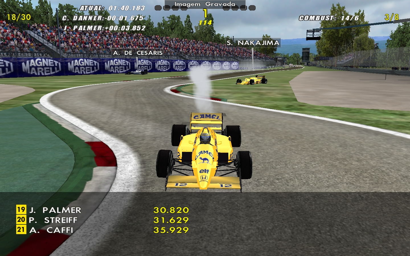 F1 Challenge BRASIL F1 1987 CL [Pedido]