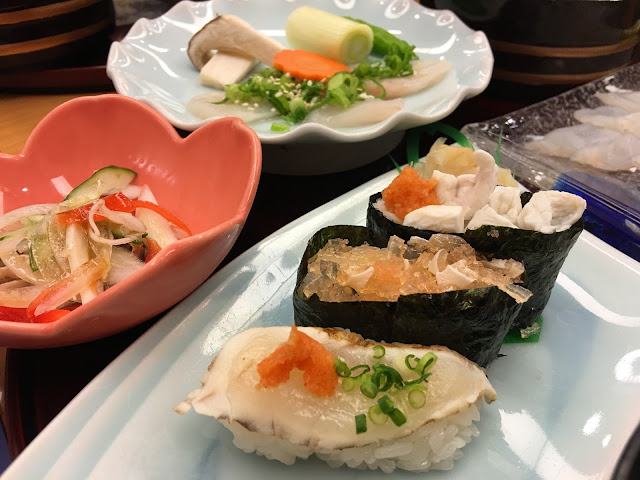 osaka shin sekai tsuboraya pufferfish globefish fugu set meal