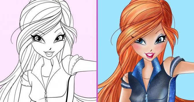 World of Winx Winx Spy Coloring Pages Winx Club All