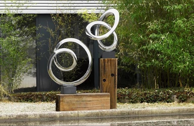 Gartendeko Modern Edelstahl Gartendeko Modern Edelstahl