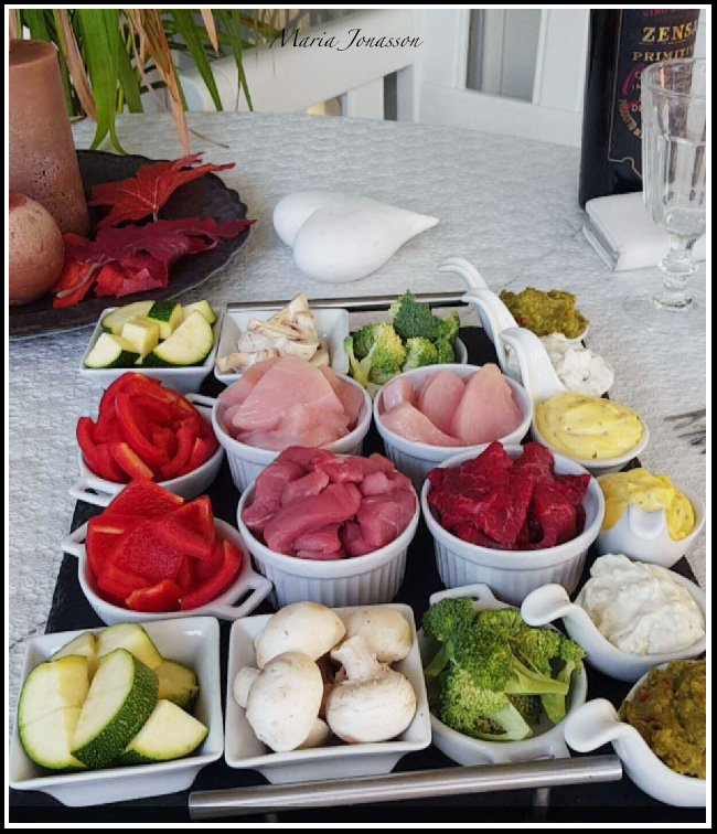 recept fondue buljong