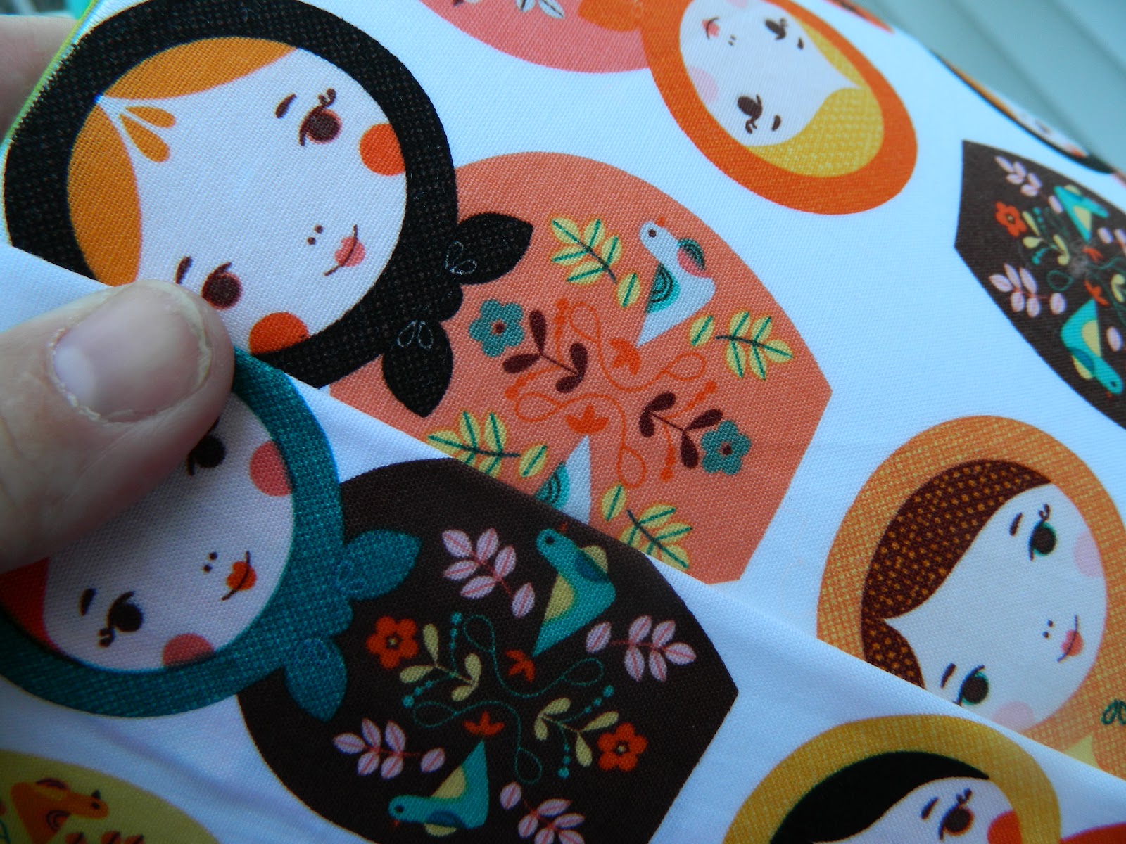 the vintage umbrella Nesting doll lamp