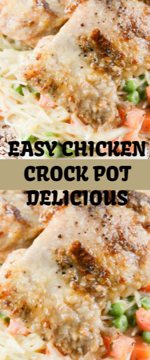 Easy Chicken Crock Pot Delicious | Meryska Kitchen