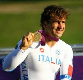 Ex-motor racing champion Alex Zanardi won his first  Paralympic gold medals at the 2012 Games in London