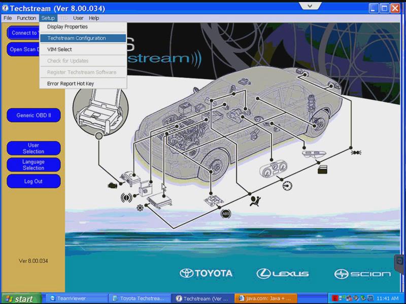 toyota techstream vim