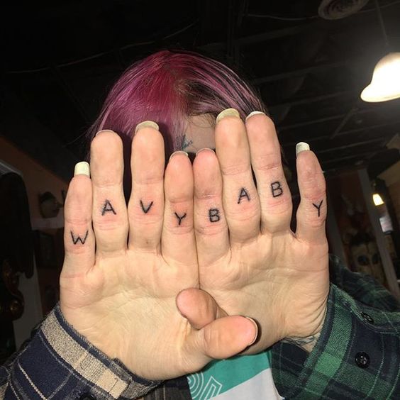 Lil peep hand tattoos 