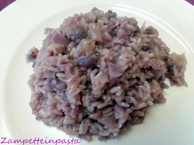 Risotto con cavolfiore viola