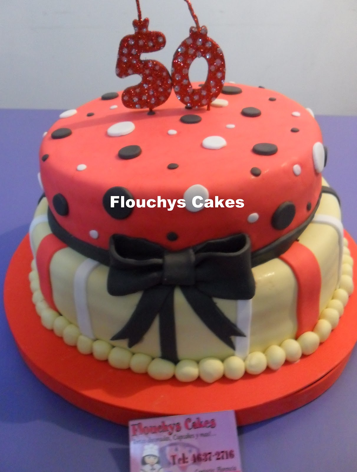 Flouchys Eventos Personalizados Torta 50 años