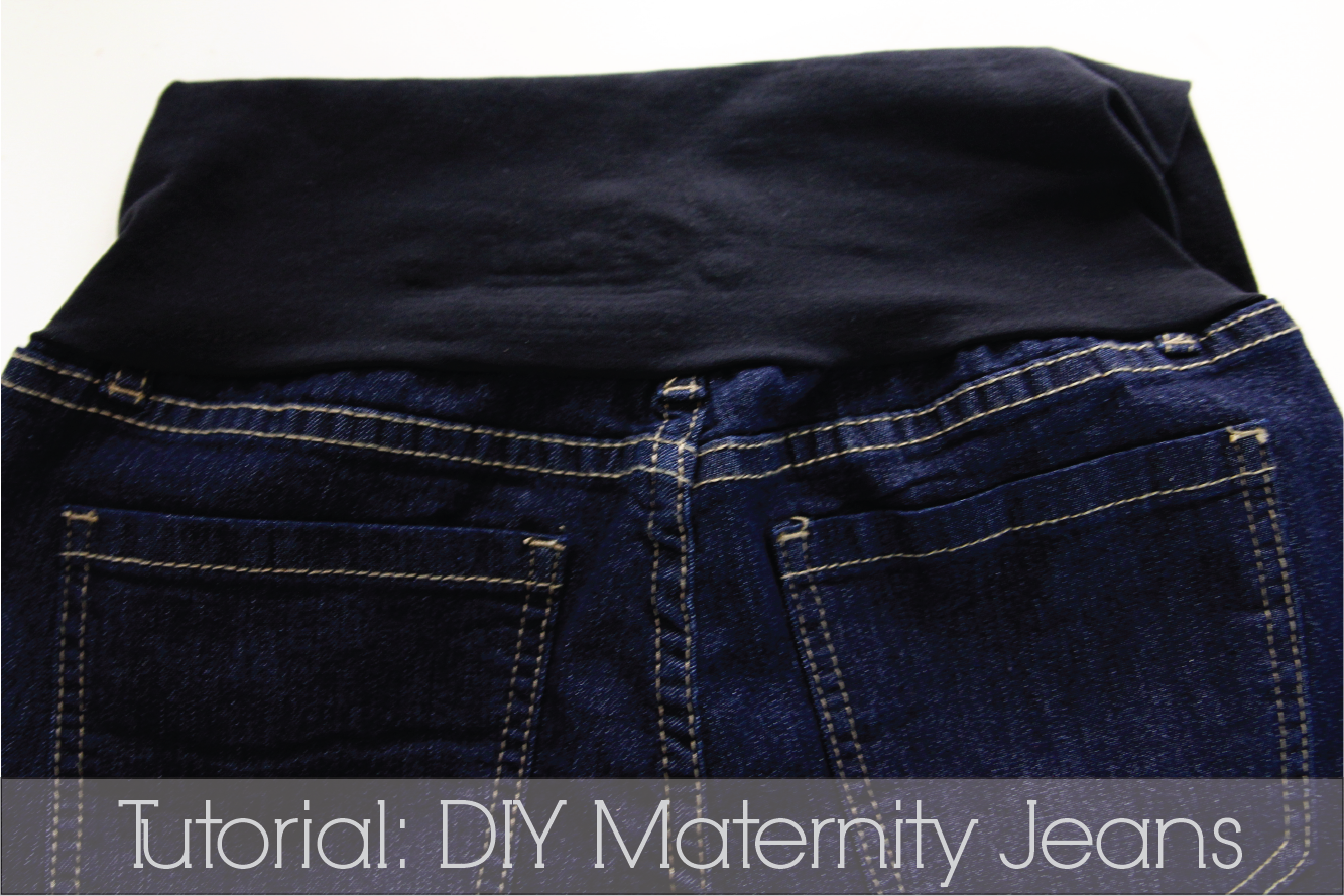Natty by Design Tutorial DIY Maternity Jeans