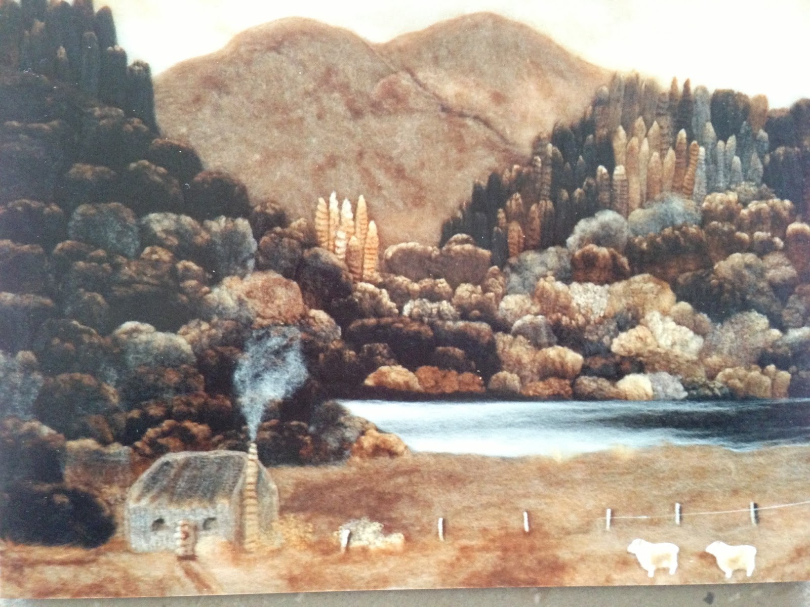 Wool Artist NZ, Taupo, New Zealand, Leanne Clarry Sheep, Art