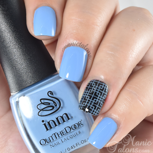 Manic Talons Nail Design Inm Out The Door Lacquer Review Inm Out The Door Nail Lacquer Cotton Candy Dandy Swatch