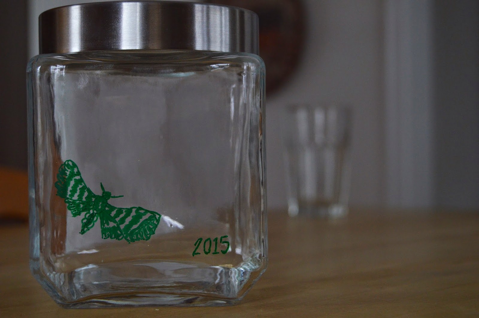 Made In House osop Doodling On Glass Canisters A Quick And Easy DIY