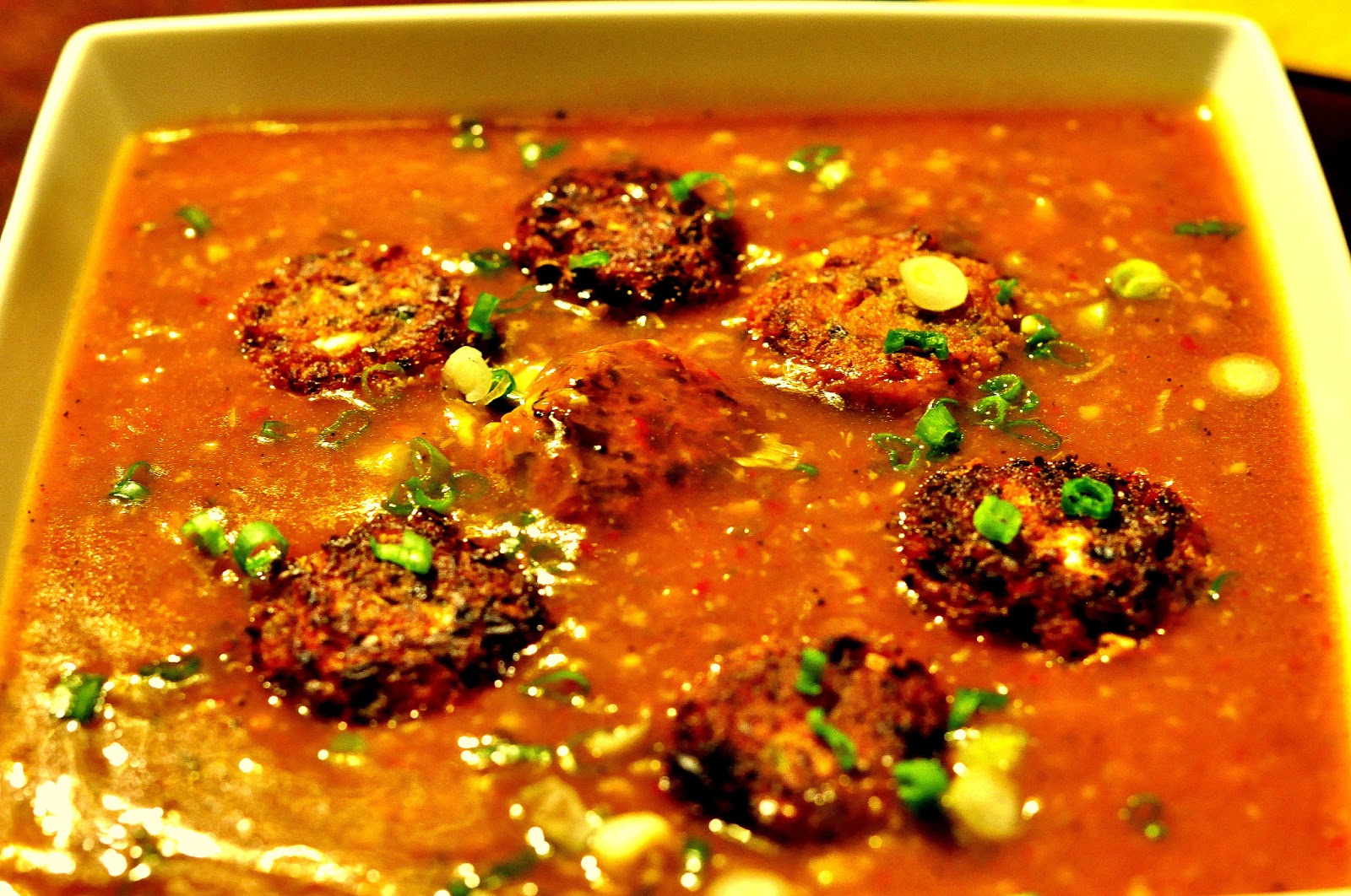 Spice Infused Veg Kebab in Spicy Garlic Sauce