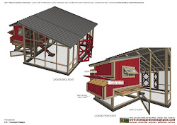 chicken coop plans l104 construction build detailed