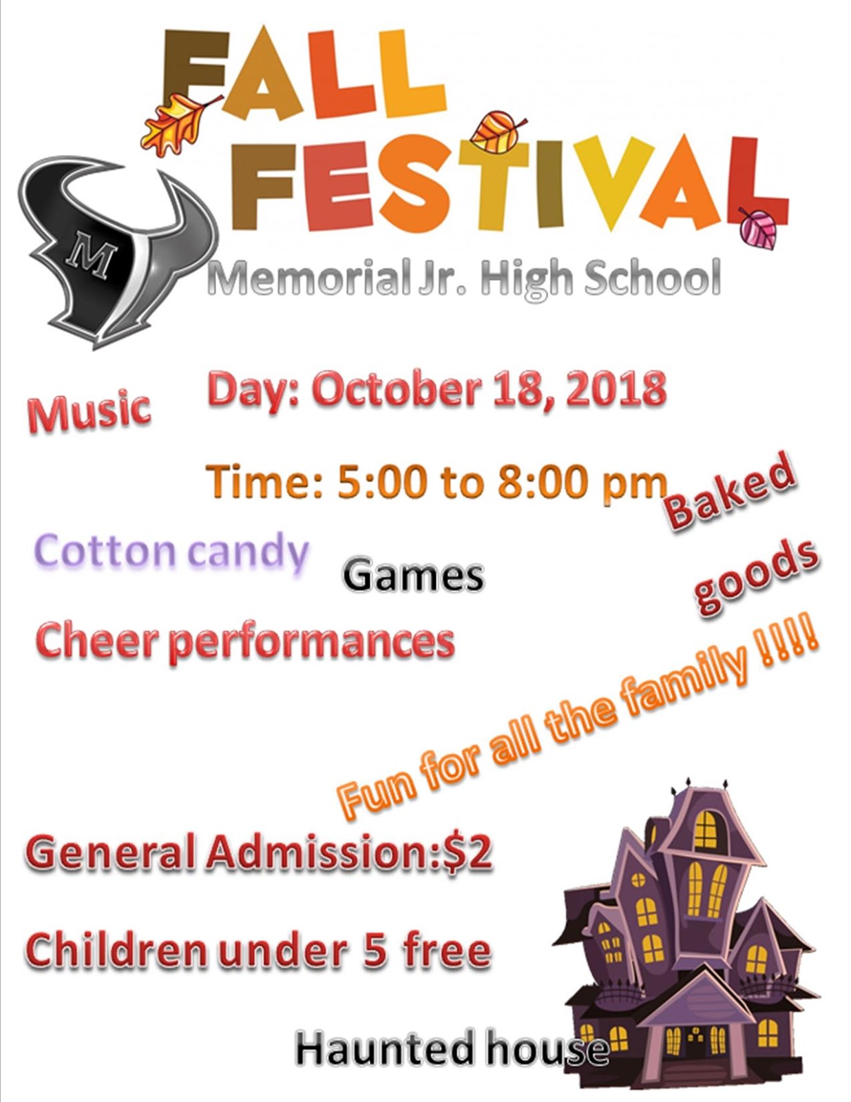 eagle pass isd ivision mjh fall festival invite fall festival invitations