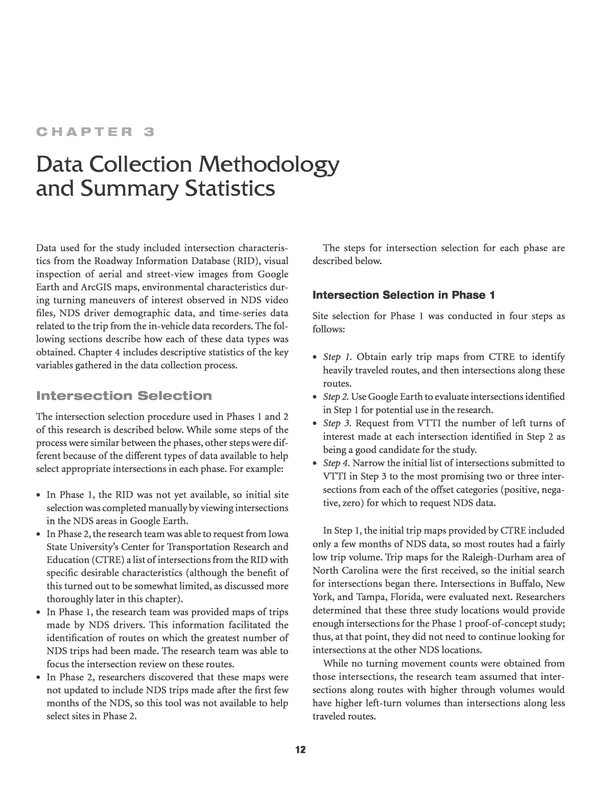 data collection procedure example in research paper