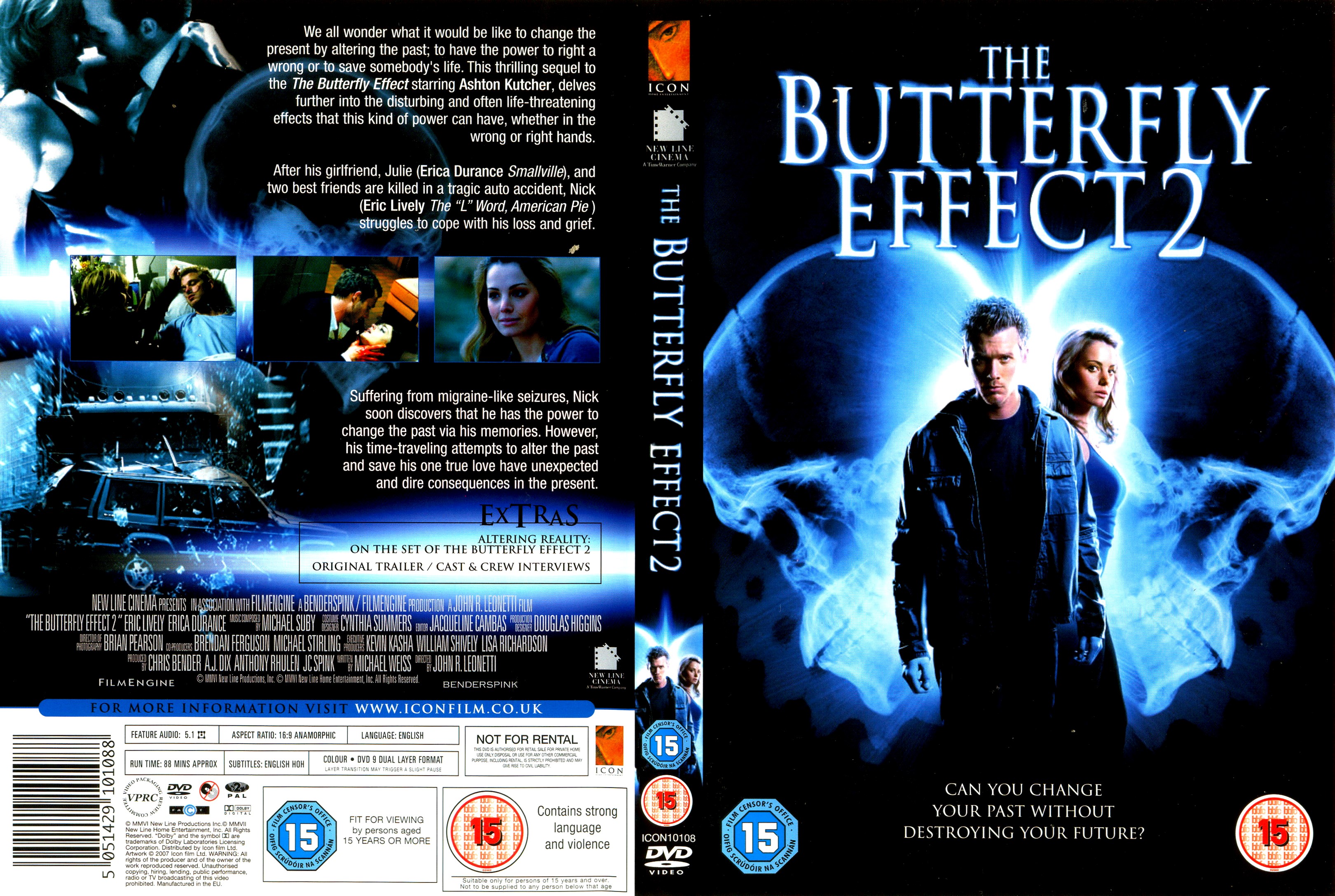 The Butterfly Effect 2 DVD Cover Cover Addict Free DVD, Bluray