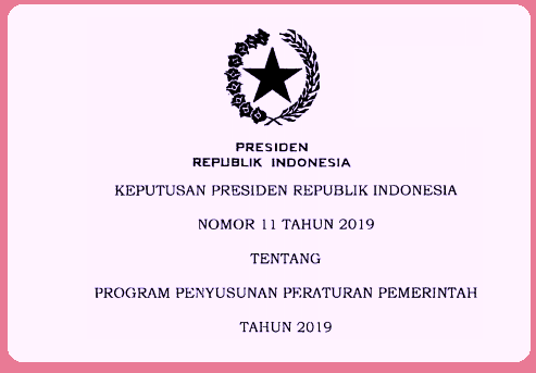 Keputusan Presiden (Keppres) Nomor 11 Tahun 2019