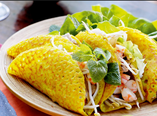 Món bánh xèo nhìn là thèm