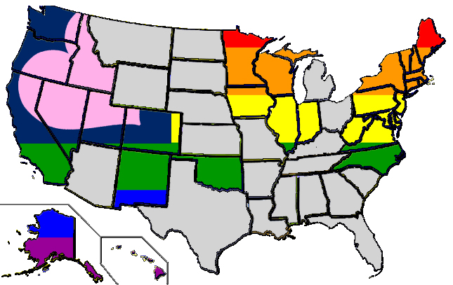 Marriage Equality Map October 14 2014
