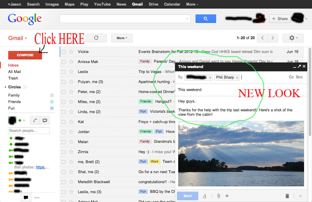 iTechTall: Gmail on top with New Compose look