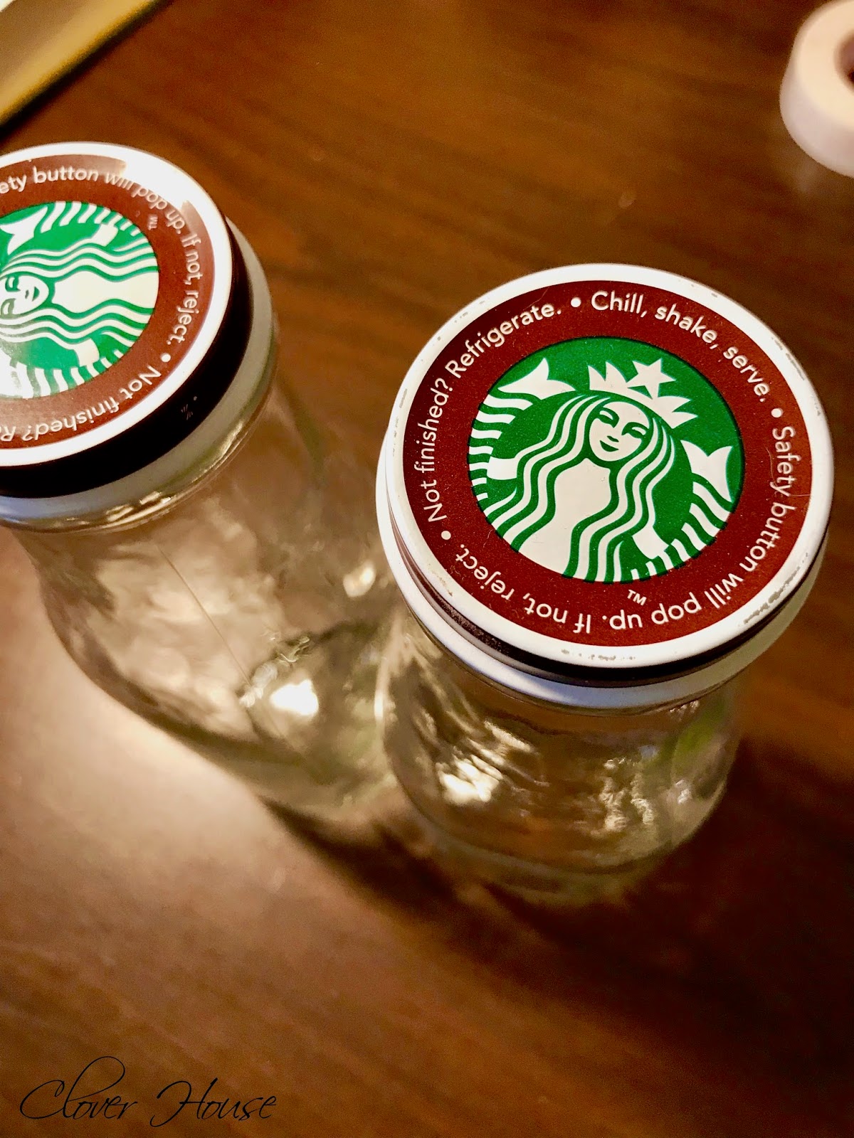 Clover House: A Valentine Treat - Upcycled Starbucks Bottle
