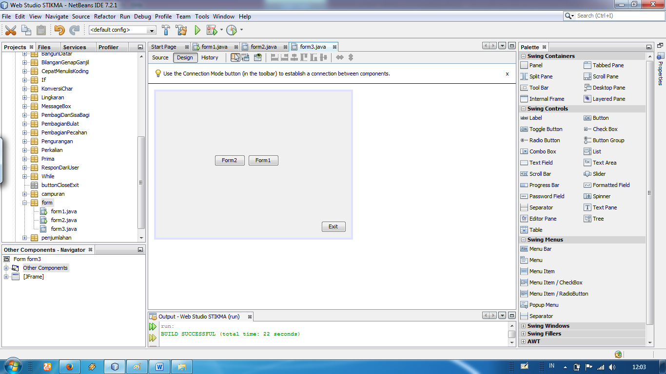 Frame Form Java Netbeans | Membuat Frame Form Java Netbeans ~ Materi ...