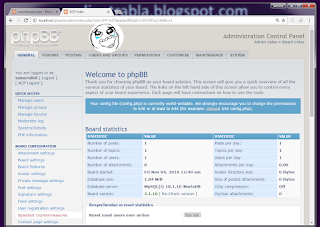 Install phpBB  3.1.10 PHP forum bulletin board on windows 7 localhost XAMPP tutorial 34