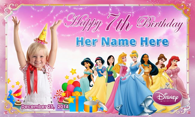 Disney Princess Birthday Tarpaulin