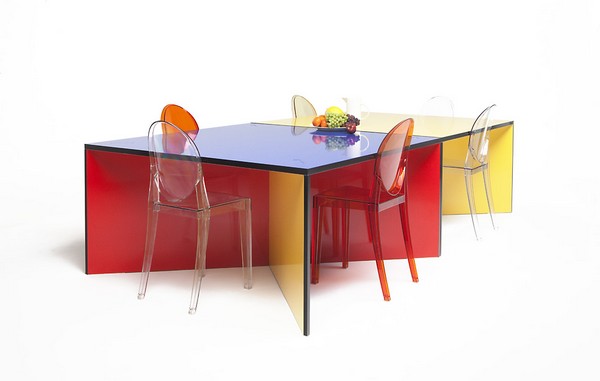 Mesa de Colores Modular para Momentos de Comedor Frescos