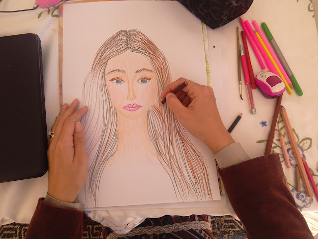 #modaodaradosti Making Of a #PencilDrawing ( A Portrait Drawing)