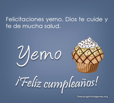 Frases de cumpleaños para yernos.