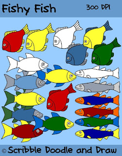 colorful fish clip art
