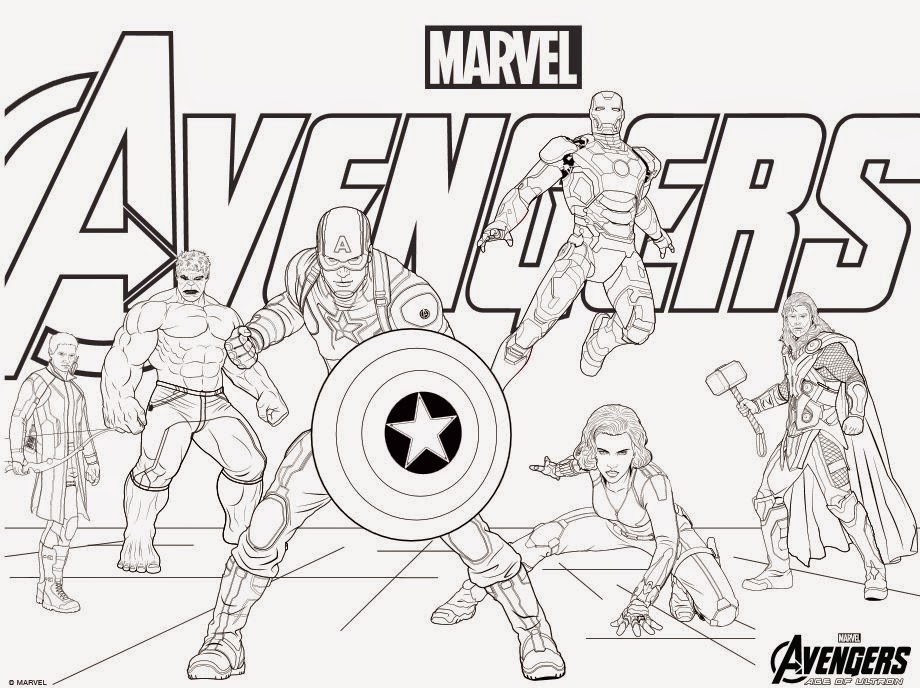 ultimate avengers coloring pages - photo #38
