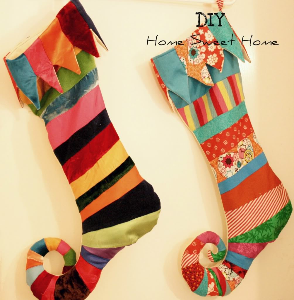 Quilt Inspiration Free pattern day Christmas stockings
