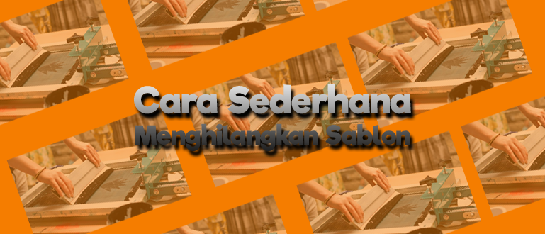 Cara sederhana dan ampuh menghilangkan sablon Cara sederhana dan ampuh menghilangkan sablon
