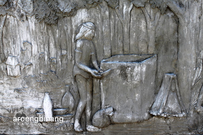 relief taman purbakala waruga sawangan minahasa