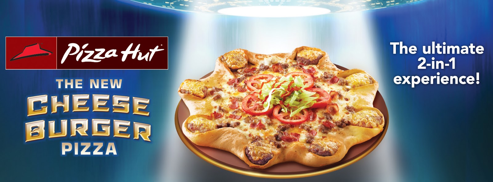 PIZZA HUT LAUNCHES NEWEST “OUT OF THIS WORLD” CHEESEBURGER PIZZA It's