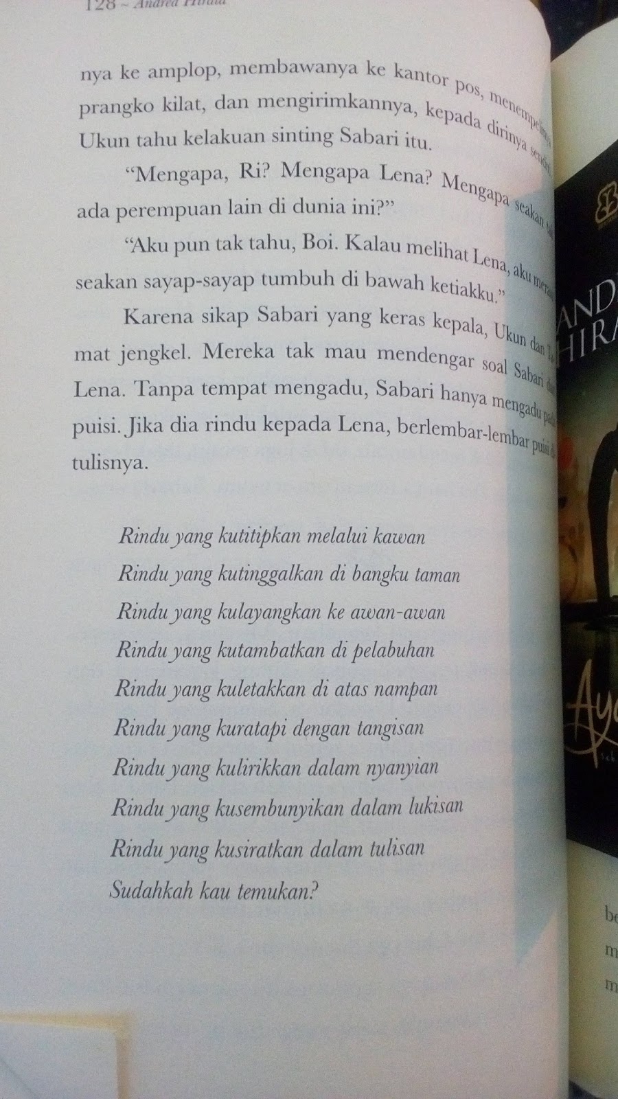 Puisi Dalam Novel Ayah Andrea Hirata Kt Puisi Puisi Dalam Novel Ayah Andrea Hirata Kt Puisi