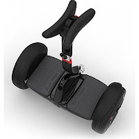 Segway miniPRO's padded knee control bar, simply press left or right on the bar to steer