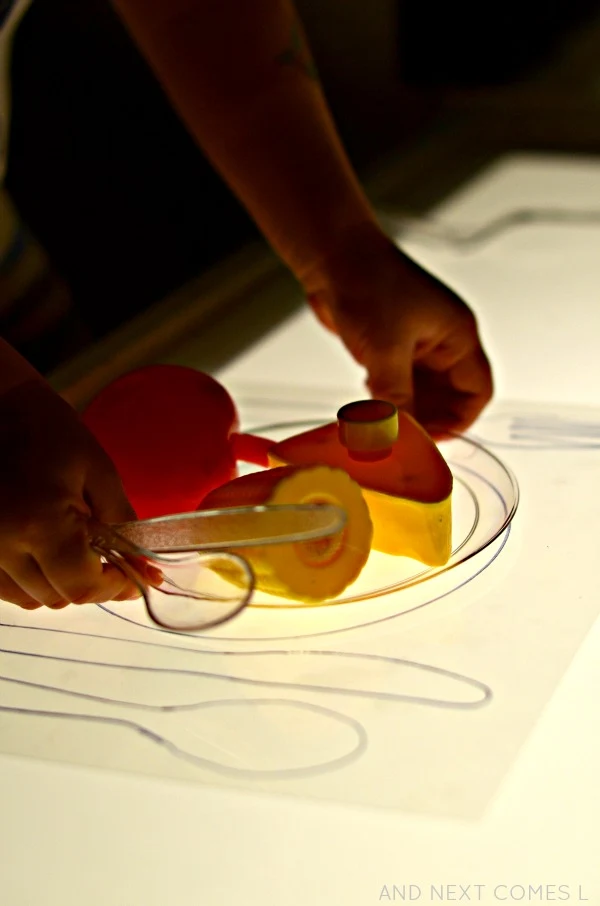 Teaching Kids How to Set the Table Using the Light Table | And Next ...