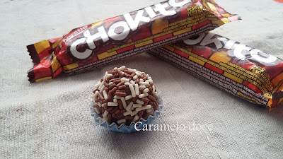 Brigadeiro de chokito Caramelo doce Brigadeiro de chokito Caramelo doce