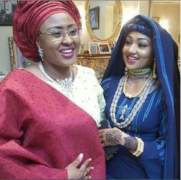 Aisha and Zahra Buhari's Photo Ahead Of Zahra's Wedding Today - Benin ...