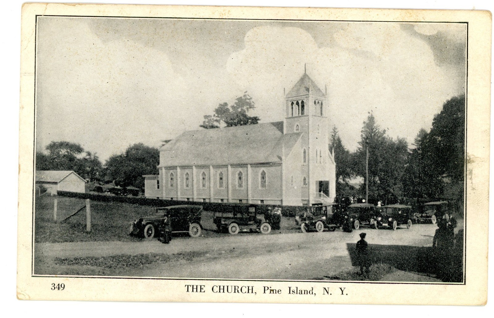 Images of Warwick New York The Church, Pine Island c. 1915