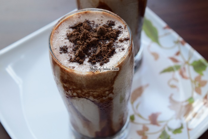 Oreo Cold Coffee Recipe in 2 Mins - Priya R - Magic of Indian Rasoi