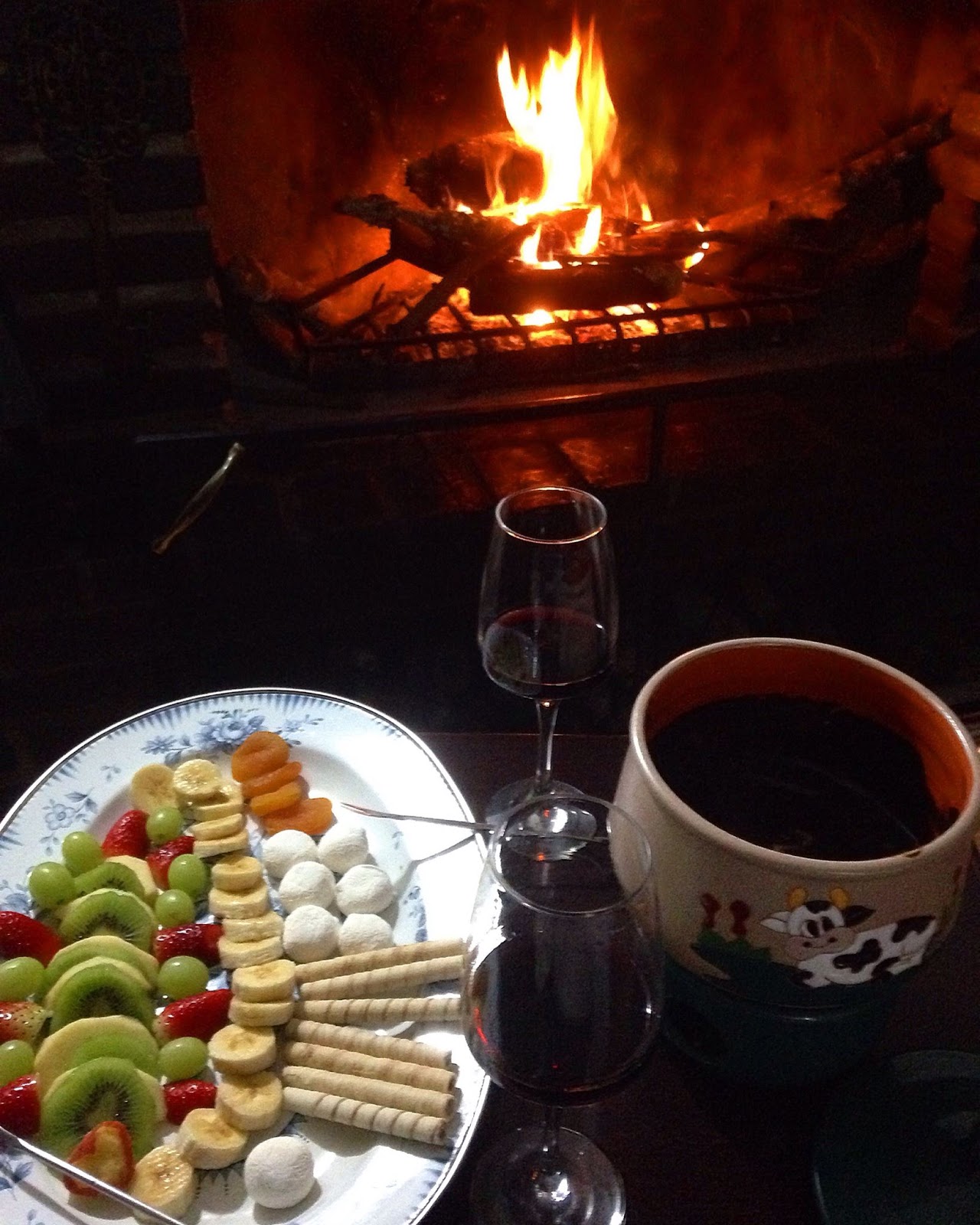 Apreciadoras de vinhos Receita de fondue de chocolate com