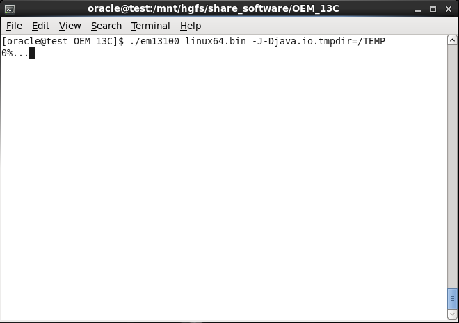 My ORACLE_HOME: OEM 13C Installation Steps